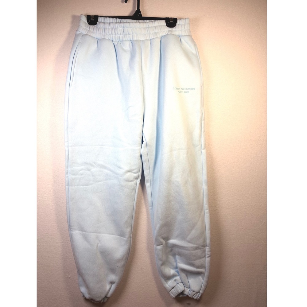 Comfrt Sweatpants Women Large Baby Blue NEW Pastel Edit Joggers
